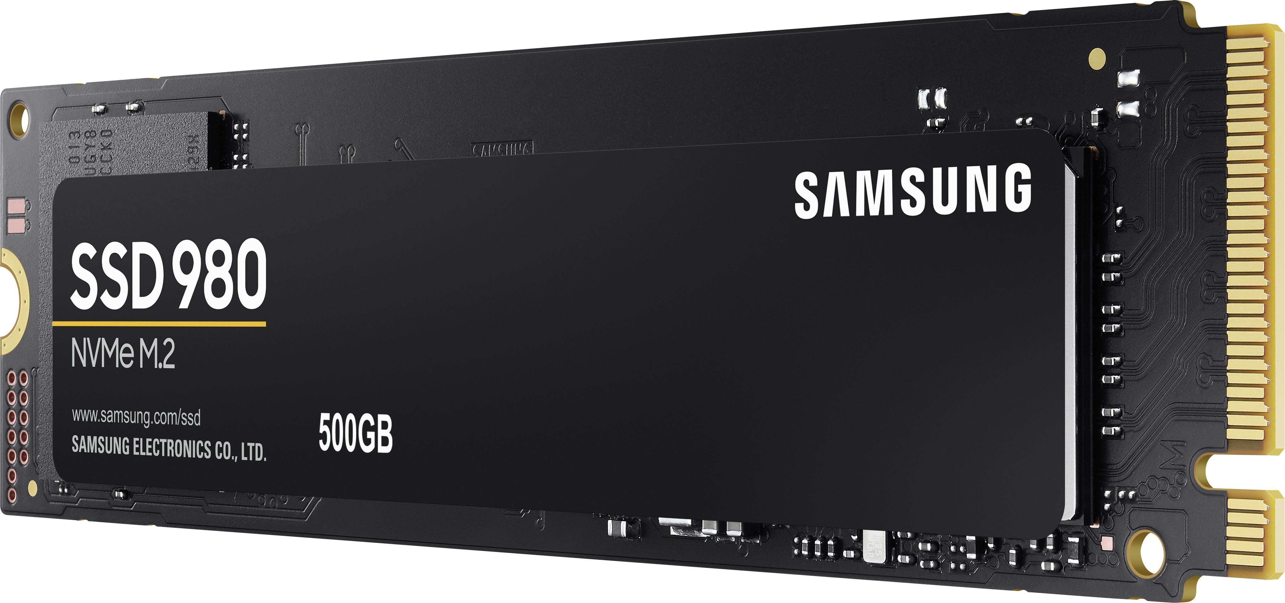 Samsung 980 500GB Interne M.2 PCIe NVMe SSD 2280 M.2 NVMe PCIe 3.0 x4 Retail MZ-V8V500BW