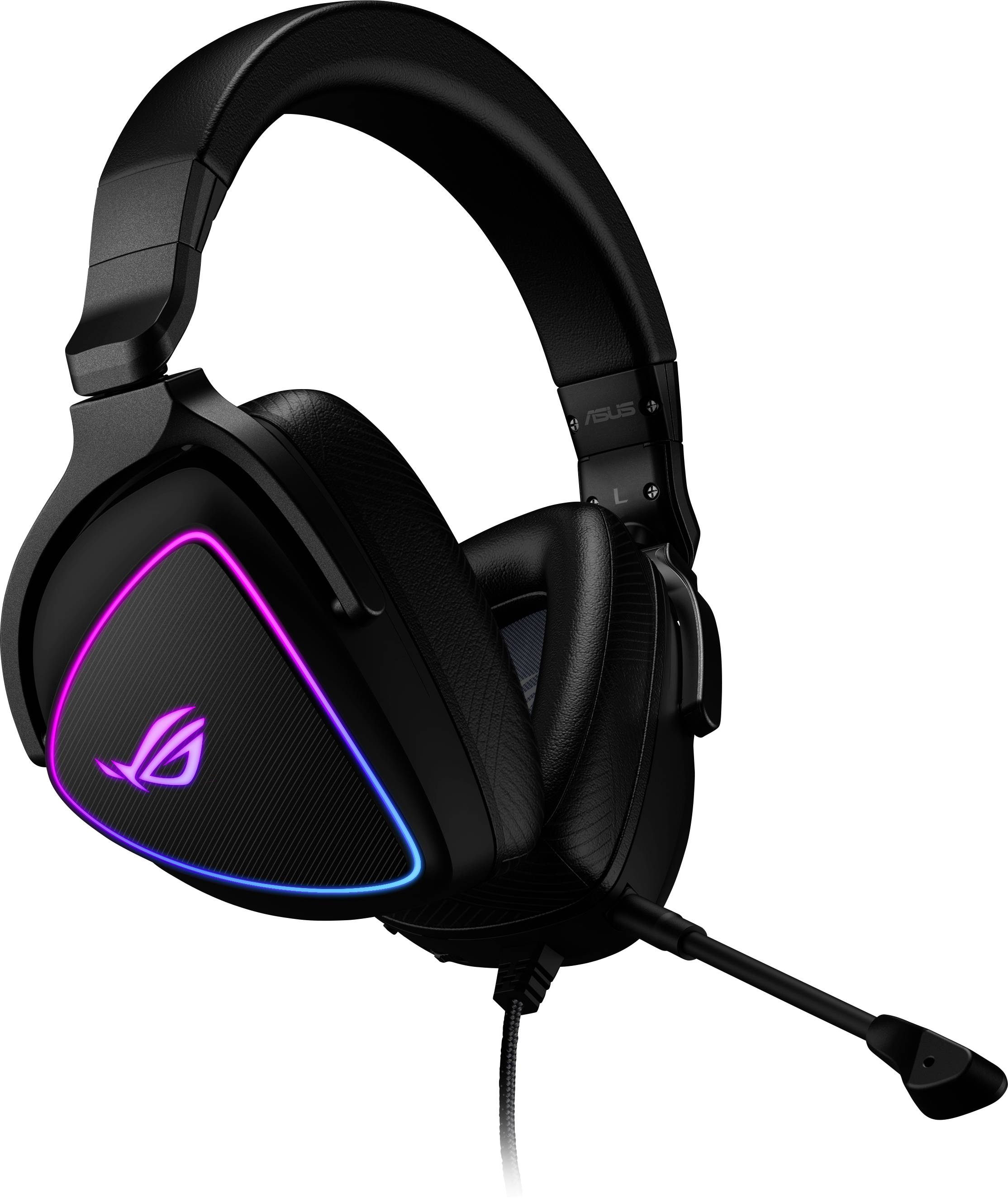 Asus ROG Delta S Over Ear Headset kabelgebunden Stereo Schwarz Mikrofon-Rauschunterdrückung Gaming