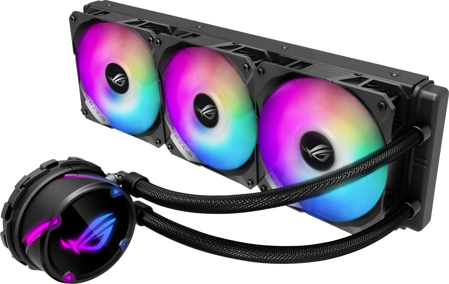 ASUS ROG Strix LC 360 RGB Wasserkühlung - AIO CPU Kühlung Mit 3x 120mm Lüftern