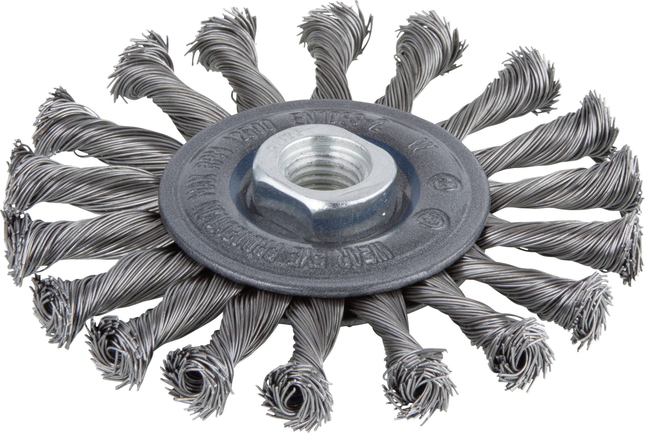 Wolfcraft Stahldraht-Scheibenbürste WS M14 Ø 115mm 2149000 1St.