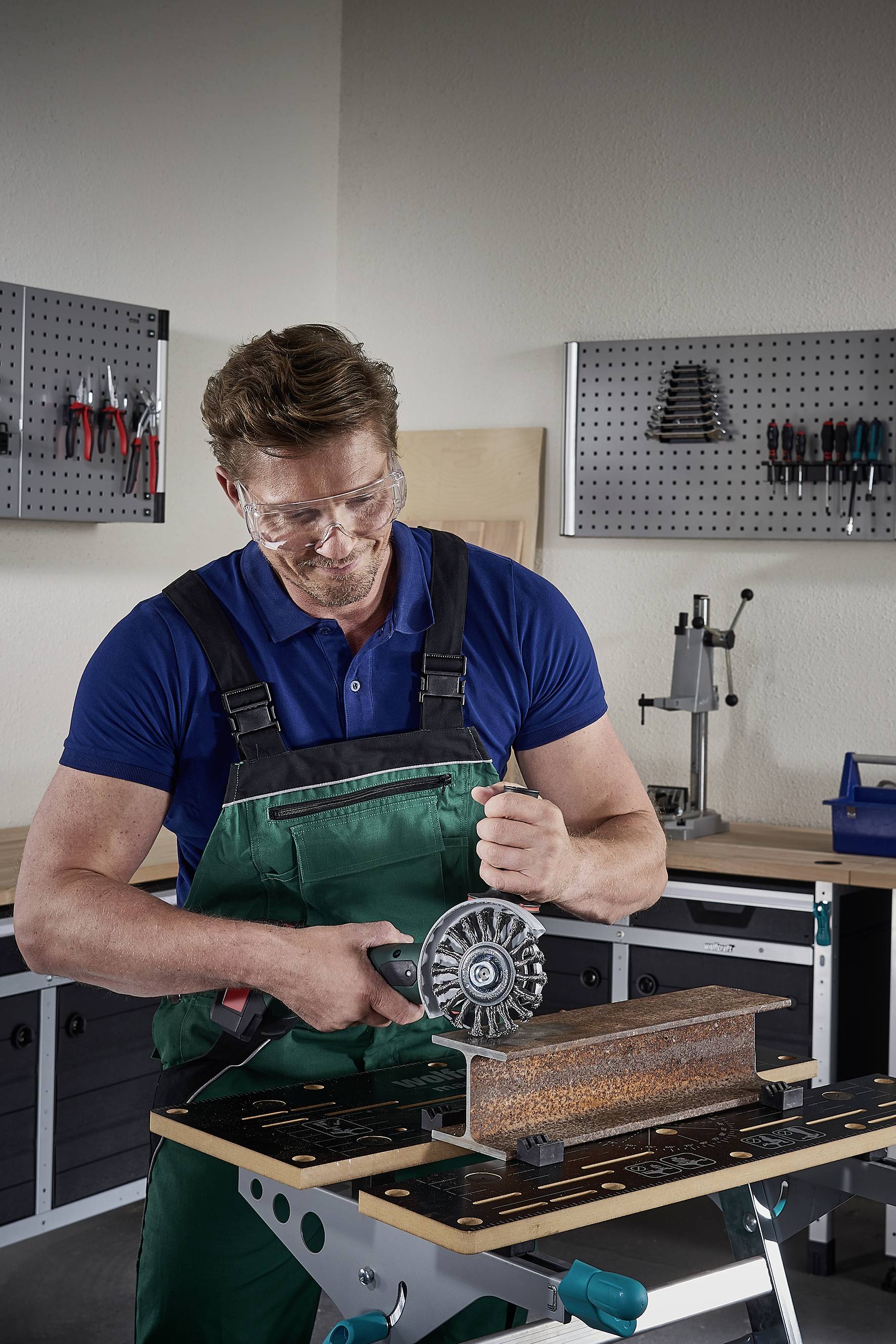 Wolfcraft Stahldraht-Scheibenbürste WS M14 Ø 115mm 2149000 1St.