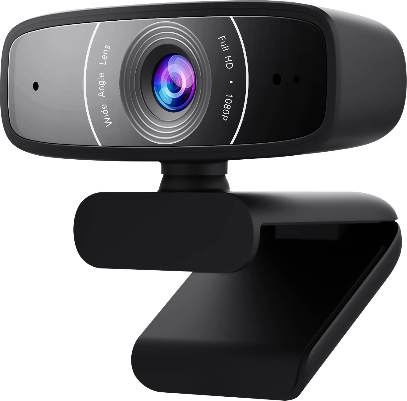Asus C3 Full HD-Webcam 1920 x 1080 Pixel Klemm-Halterung