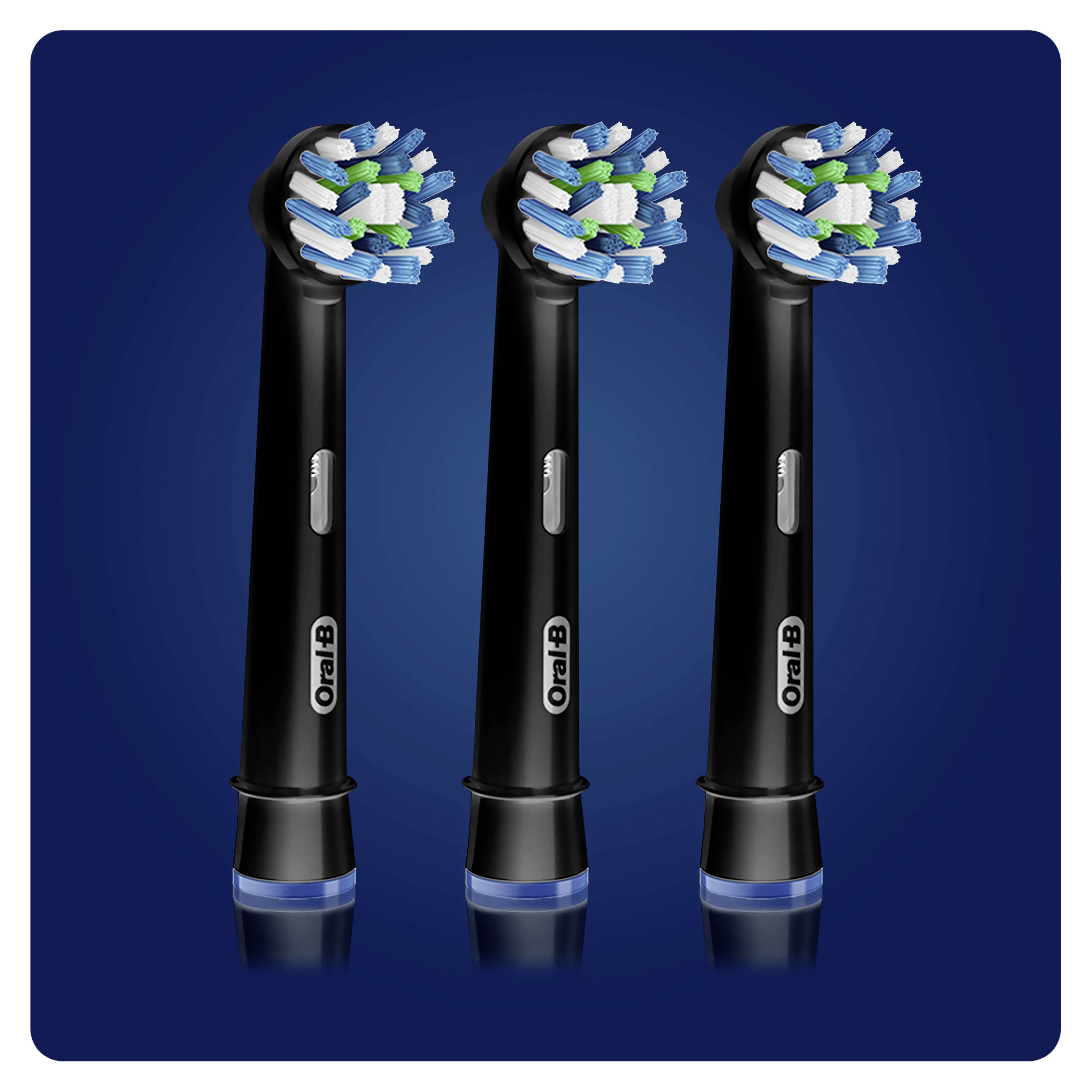 Oral-B EB50BK-3 CrossAction Black Edition Aufsteckbürsten für elektrische Zahnbürste 3 St. Schwarz