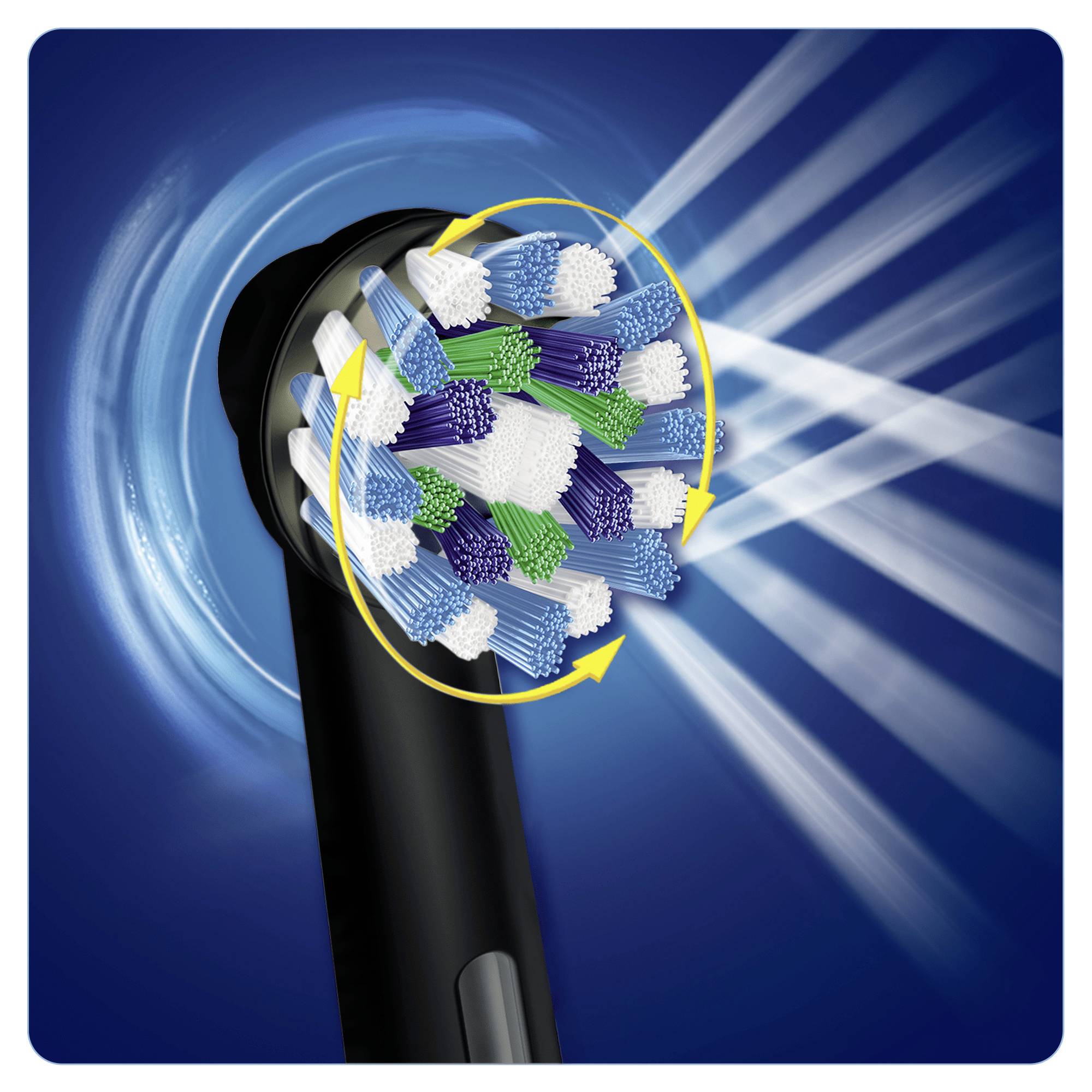 Oral-B EB50BK-3 CrossAction Black Edition Aufsteckbürsten für elektrische Zahnbürste 3 St. Schwarz