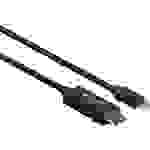 Manhattan Mini-DisplayPort / HDMI Adapterkabel Mini DisplayPort Stecker, HDMI-A Stecker 1.80 m Schw