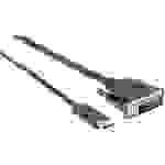 Manhattan USB-C® / DVI Adapterkabel USB-C® Stecker, DVI-D 24+1pol. Stecker 2.00 m Schwarz 152457 US