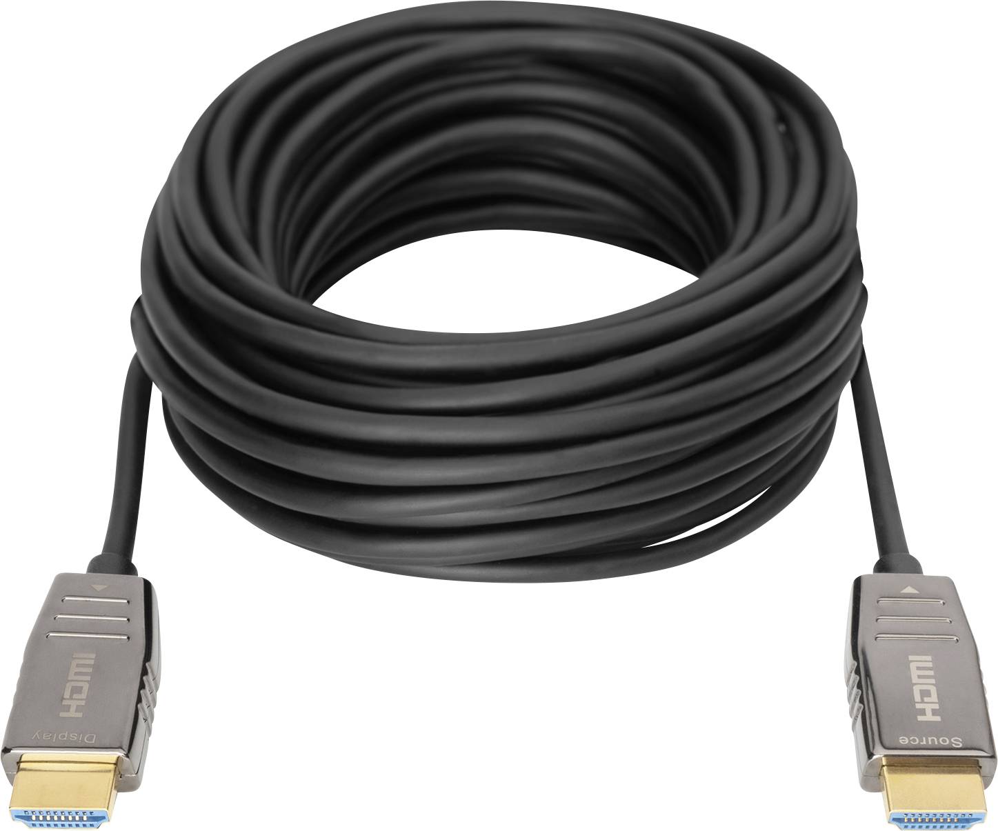 Digitus HDMI Anschlusskabel HDMI-A Stecker, HDMI-A Stecker 10.00m Schwarz AK-330126-100-S 8K UHD, doppelt geschirmt HDMI-Kabel