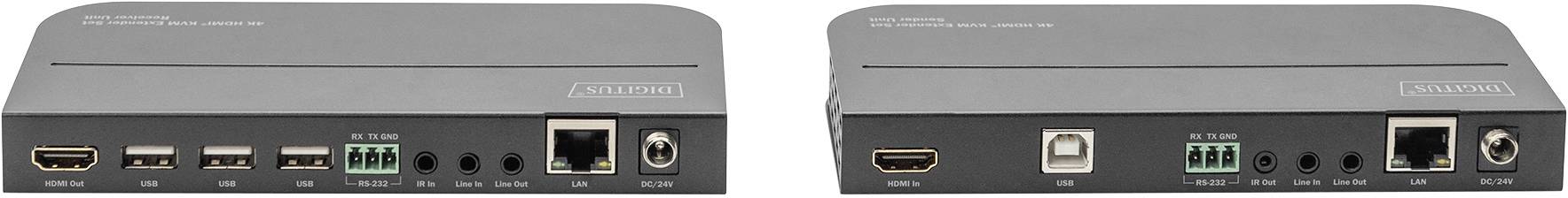 Digitus DS-55129 3+2 Port HDMI Extender Set HDMI 4096 x 2160 Pixel