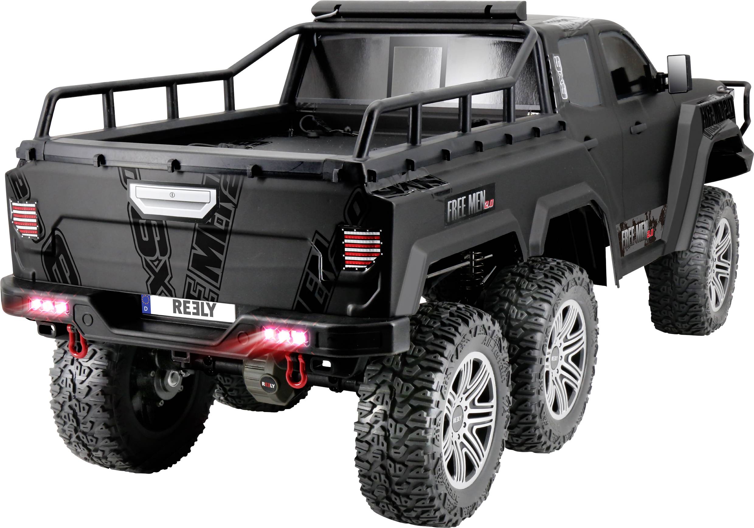 Reely FreeMen 2.0 6x6 Brushed 1:10 RC Modellauto Elektro Crawler Allradantrieb (6WD) 100% Premium RtR 2,4GHz inkl. Akku
