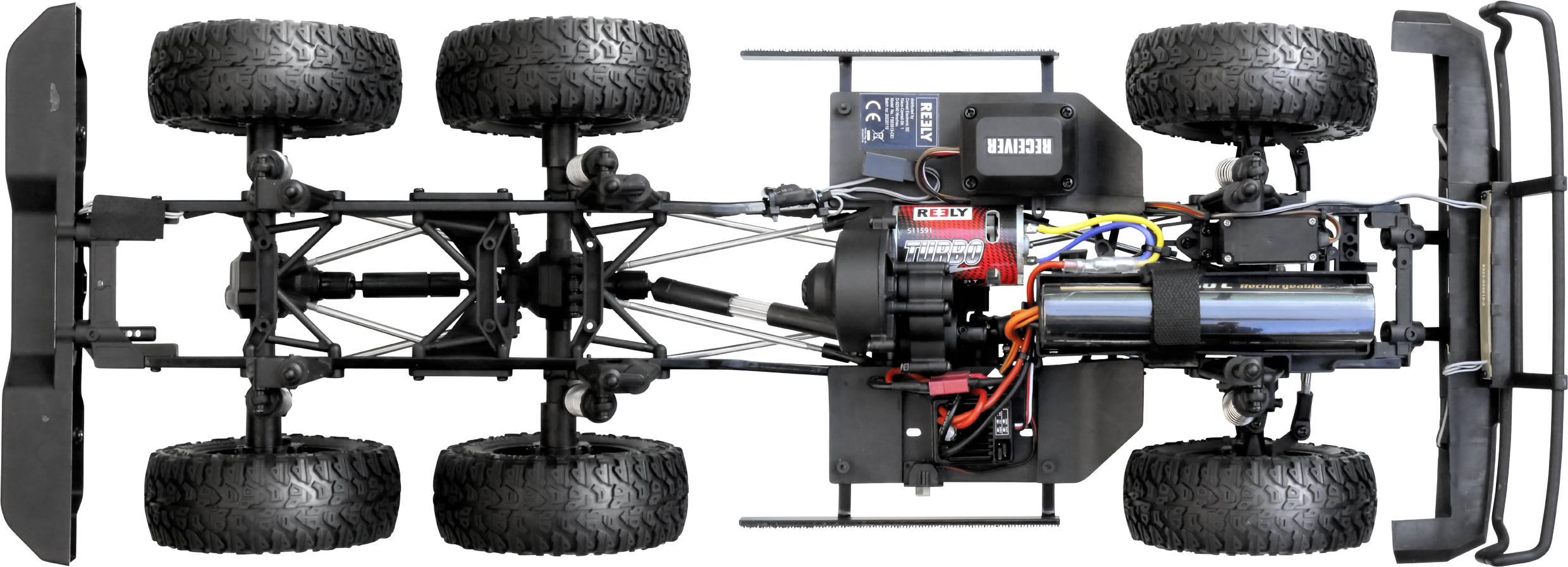 Reely FreeMen 2.0 6x6 Brushed 1:10 RC Modellauto Elektro Crawler Allradantrieb (6WD) 100% Premium RtR 2,4GHz inkl. Akku