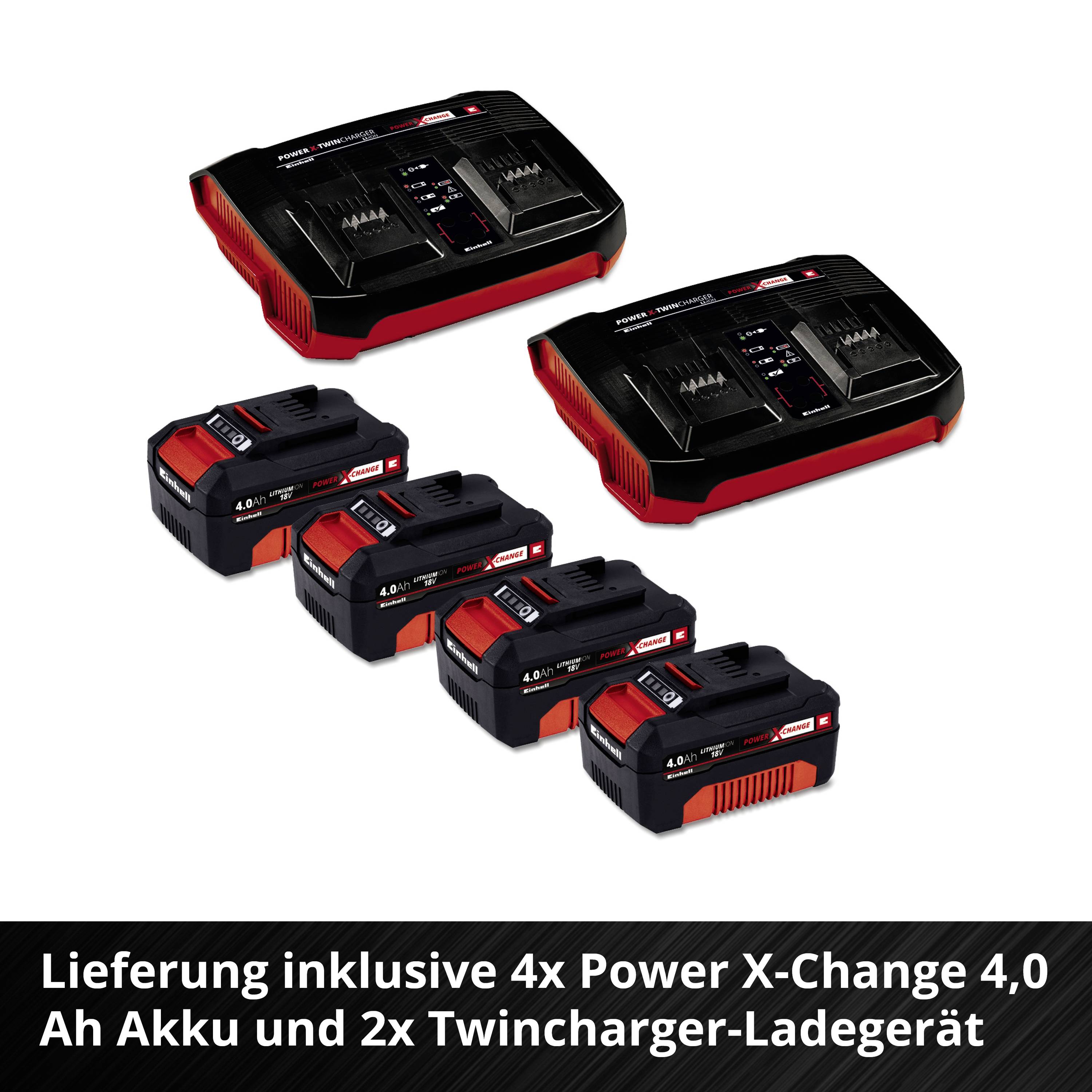 Einhell Professional GP-CM 36/47 S HW Li (4x4,0Ah) Akku Akku-Rasenmäher 4000 mAh 18V Schnittbreite (max.) 47cm