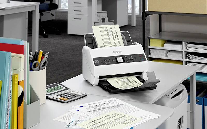 Epson WorkForce DS-730N Dokumentenscanner A4 600 x 600 dpi 40 Seiten/min USB, LAN (10/100/1000MBit/s)