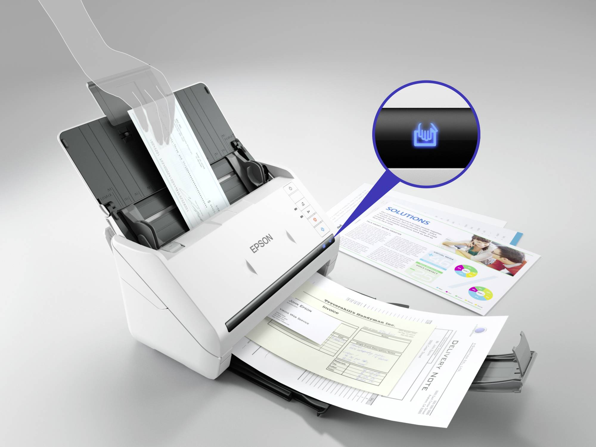 Epson WorkForce DS-530II Dokumentenscanner A4 600 x 600 dpi 35 Seiten/min USB-A (USB 3.2 Gen 1)