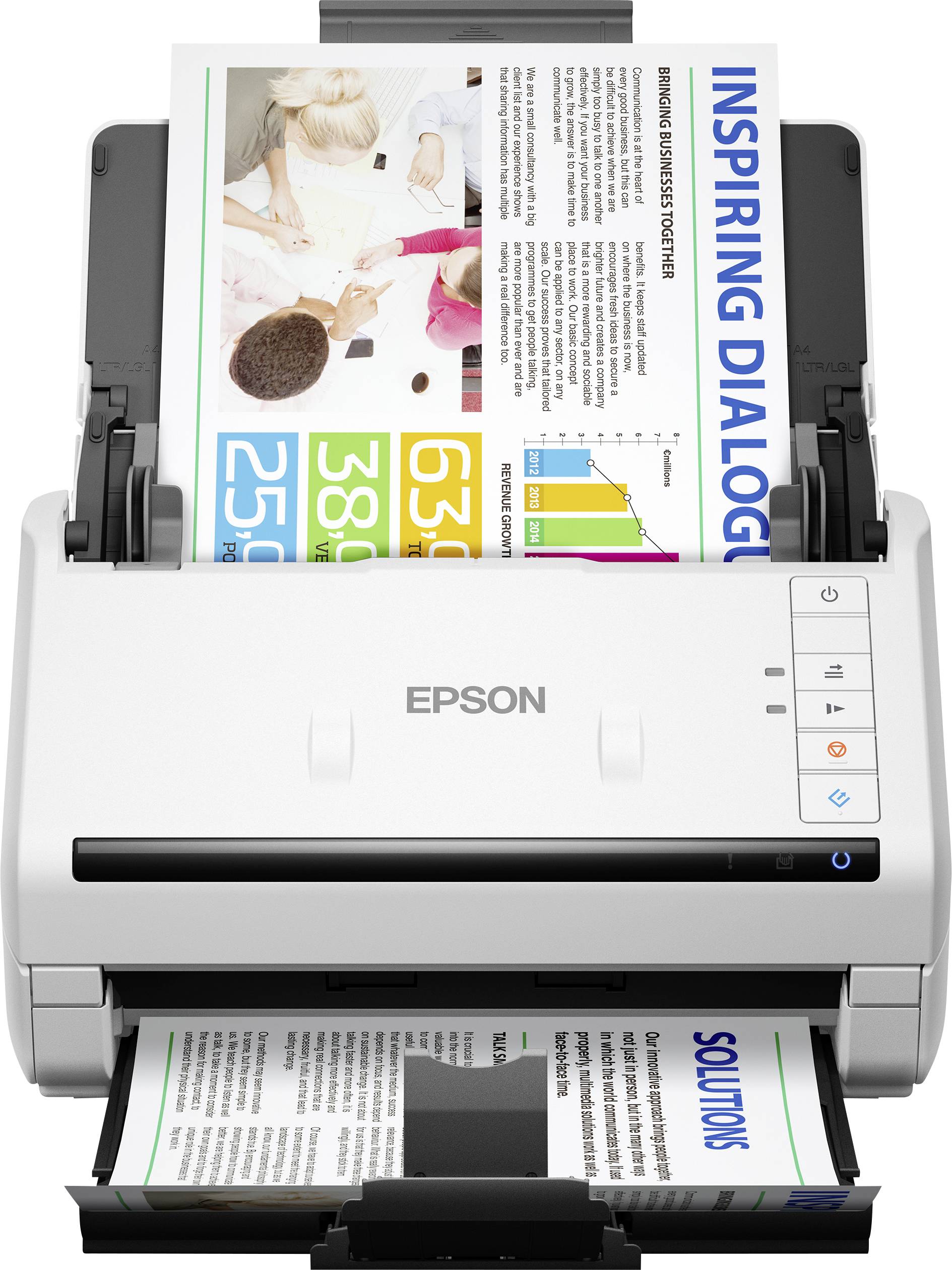 Epson WorkForce DS-770II Dokumentenscanner A4 600 x 600 dpi 45 Seiten/min USB-A (USB 3.2 Gen 1)