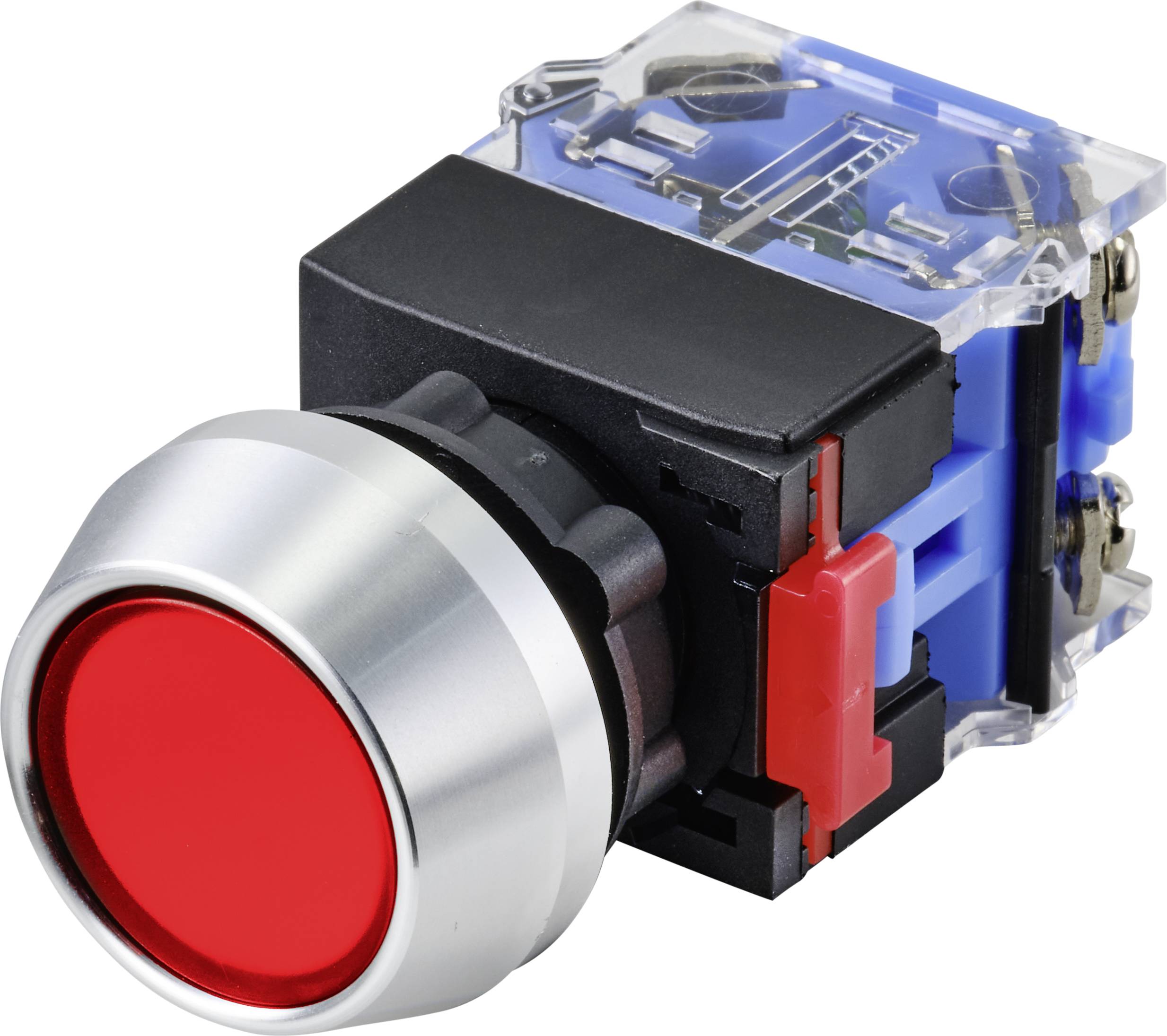 TRU COMPONENTS TC-9428096 LAS0-L-11Z/R Druckschalter 250V 5A 1 x Aus/Ein rastend IP40 1St.