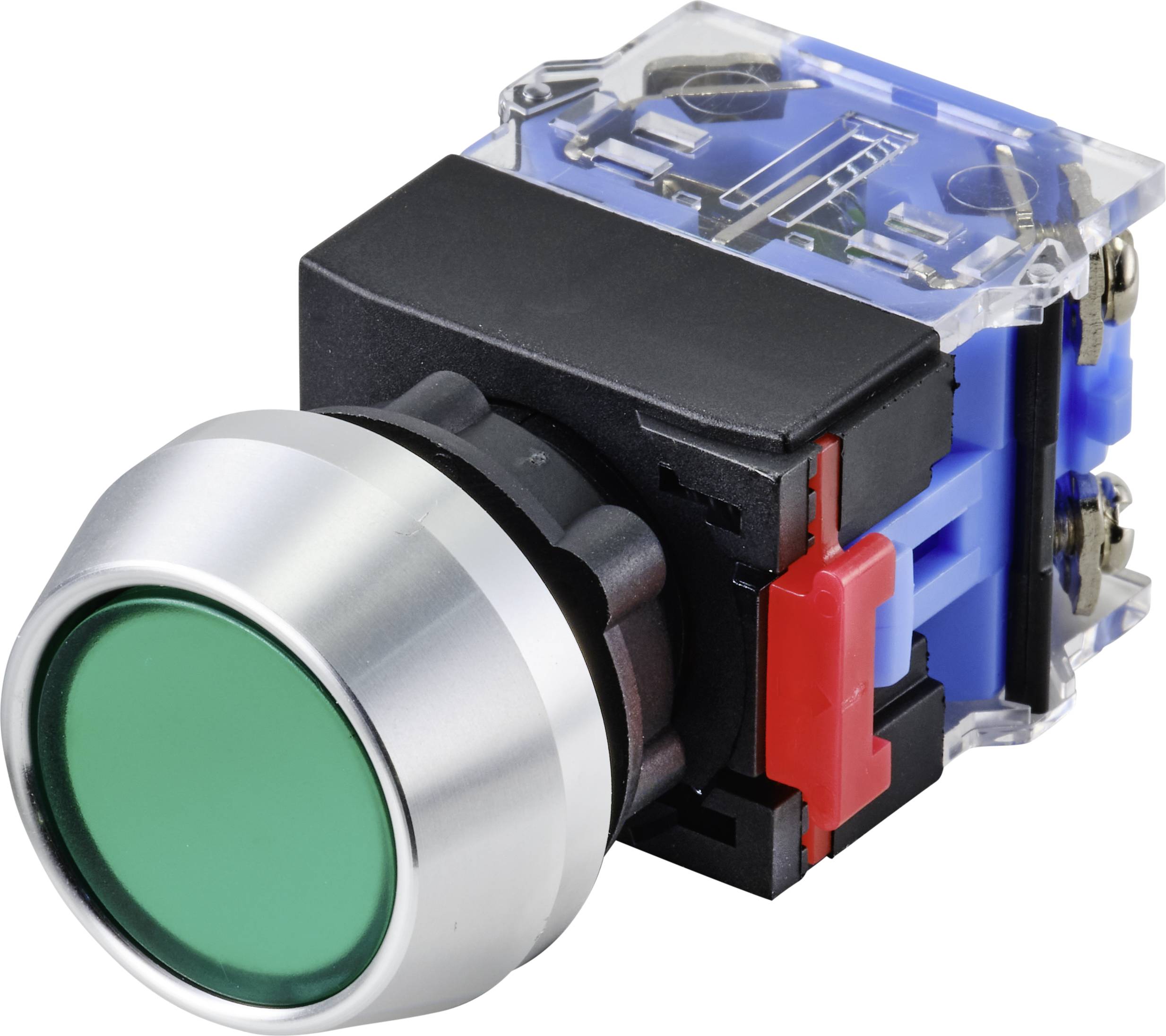 TRU COMPONENTS TC-9428088 LAS0-L-11/G Drucktaster 250 V 5 A 1 x Aus/(Ein) tastend IP40 1 St.