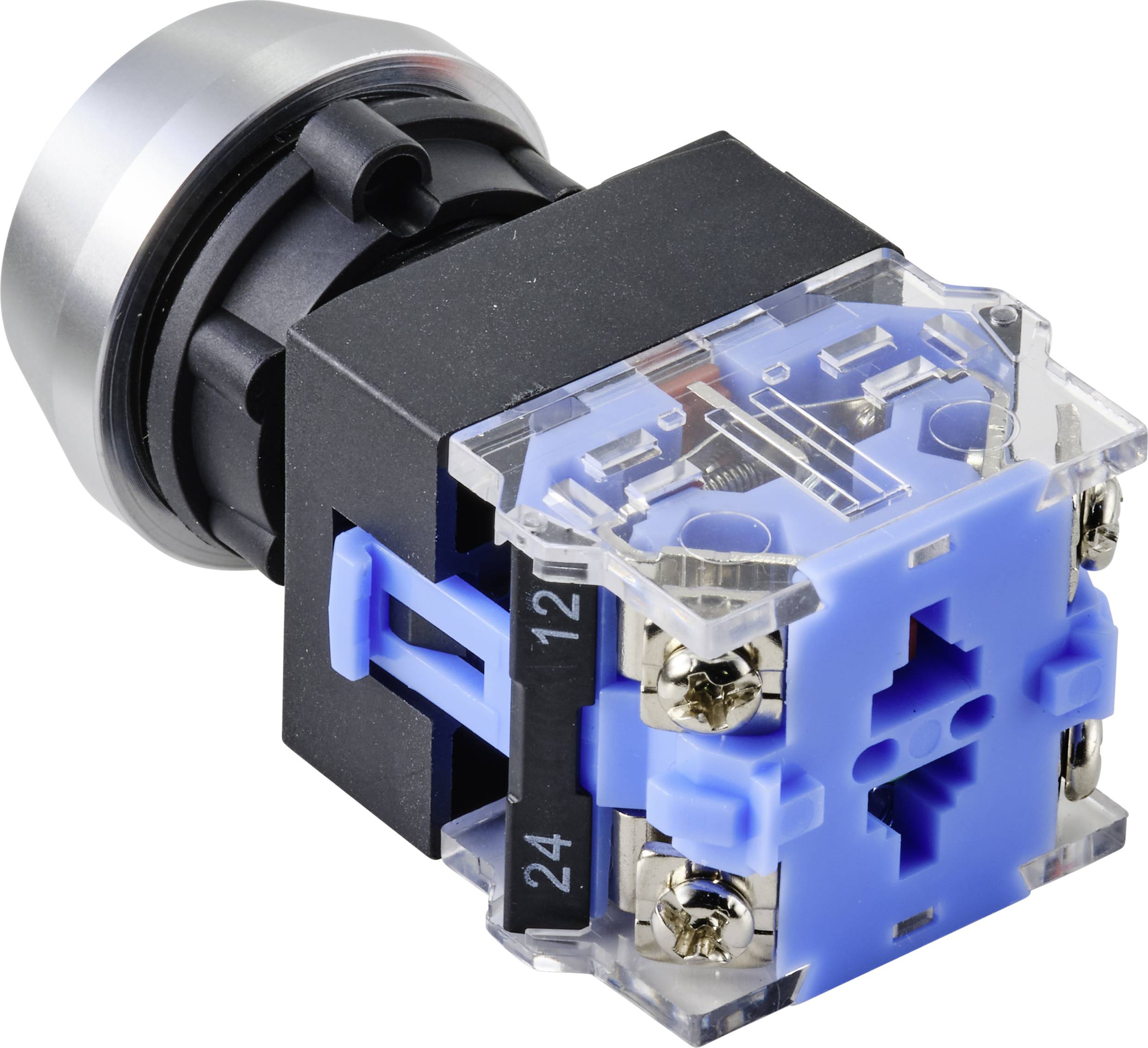 TRU COMPONENTS TC-9428092 LAS0-L-11/B Drucktaster 250V 5A 1 x Aus/(Ein) tastend IP40 1St.