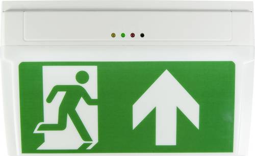 B-SAFETY BR530030 LED Fluchtweg-Notbeleuchtung Deckenaufbaumontage, Wandaufbaumontage Ausgang, Rett