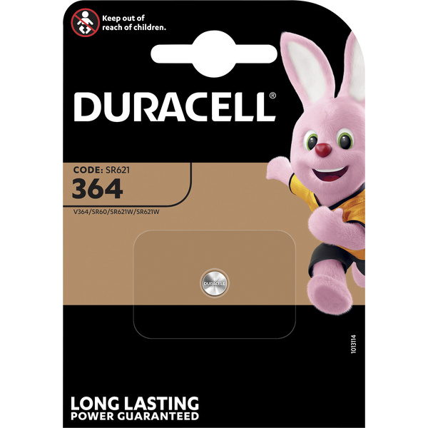 Duracell Knopfzelle 364 1.55 V 1 St. 20 mAh Silberoxid SR60