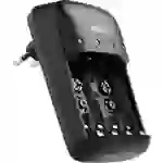 Absina X4 Rundzellen-Ladegerät NiMH, NiCd Micro (AAA), Mignon (AA), 9V Block Absina X4 Rundzellen-Ladegerät NiMH, NiCd Micro (AAA), Mignon (AA), 9V Block