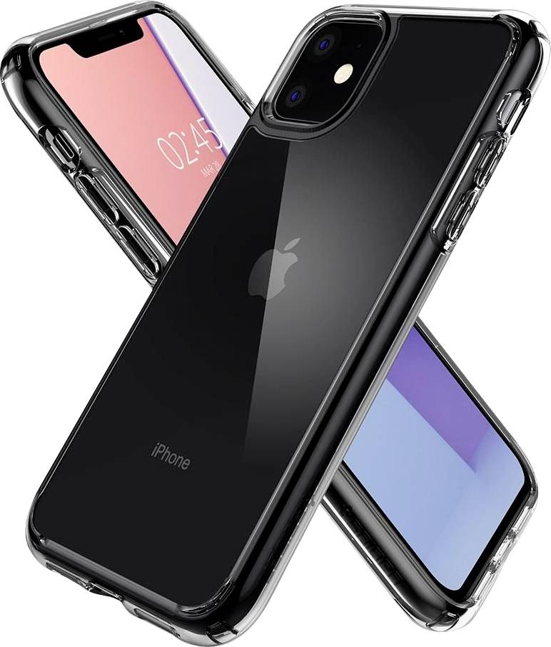Spigen Ultra Hybrid Backcover Apple iPhone 11 Transparent (eloxiert) Induktives Laden 076CS27185