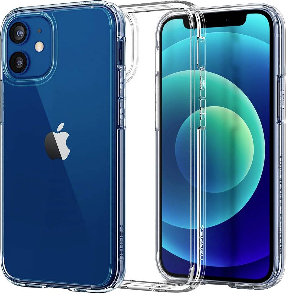 Spigen Ultra Hybrid Backcover Apple iPhone 12 mini Transparent Induktives Laden ACS01745