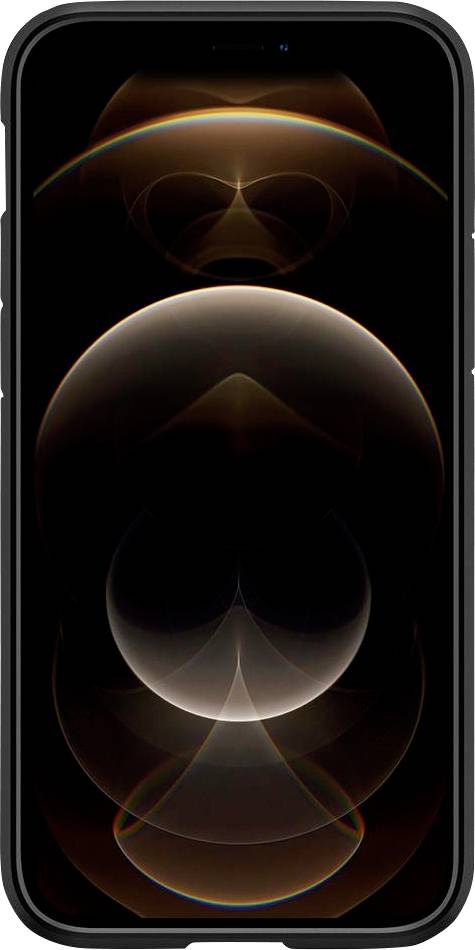 Spigen Ultra Hybrid Backcover Apple iPhone 12 Pro Schwarz, Transparent Induktives Laden ACS01703