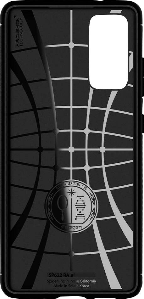 Spigen Rugged Armor Backcover Samsung Galaxy S20 FE (5G) Schwarz Induktives Laden, Stoßfest ACS01847