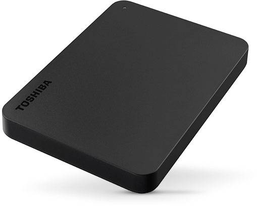 Toshiba Canvio Basics 1 TB Externe Festplatte 6.35 cm (2.5 Zoll) USB-A, USB-C® Matt Schwarz HDTB410EK3AB