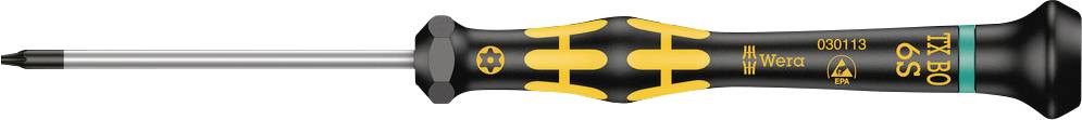 Wera 1567 ESD Kraftform Micro ESD Torx-Schraubendreher Größe (Schraubendreher) T 6 1St.