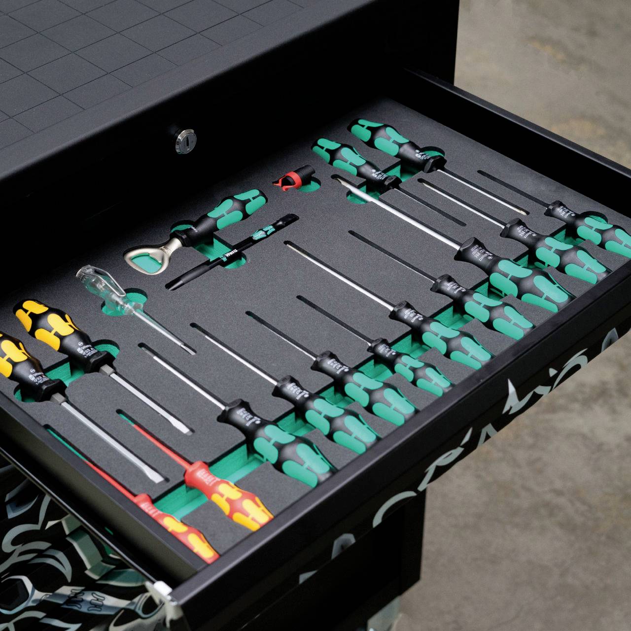 Wera 05501051001 Werkstattwagen Herstellerfarbe:Schwarz