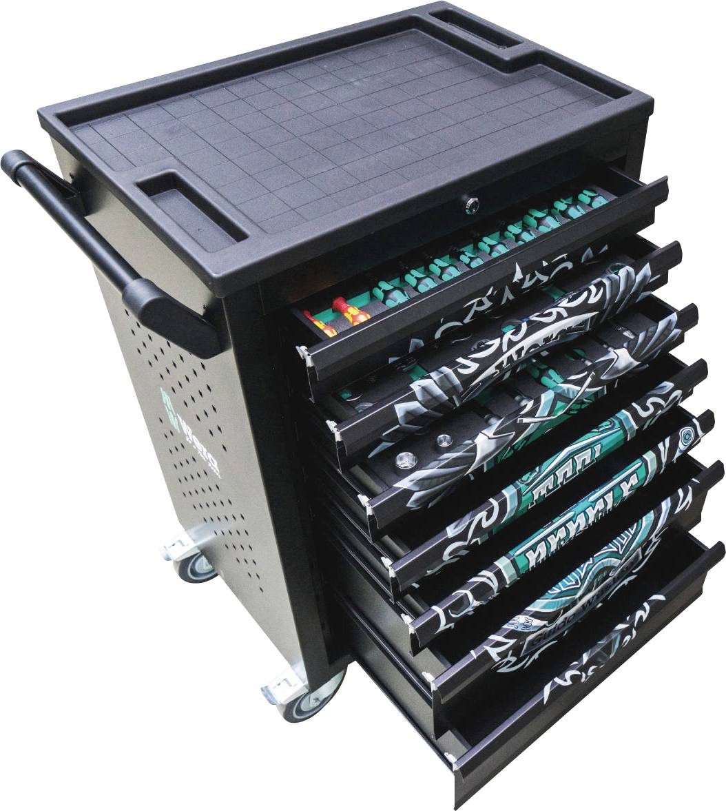 Wera 05501051001 Werkstattwagen Herstellerfarbe:Schwarz