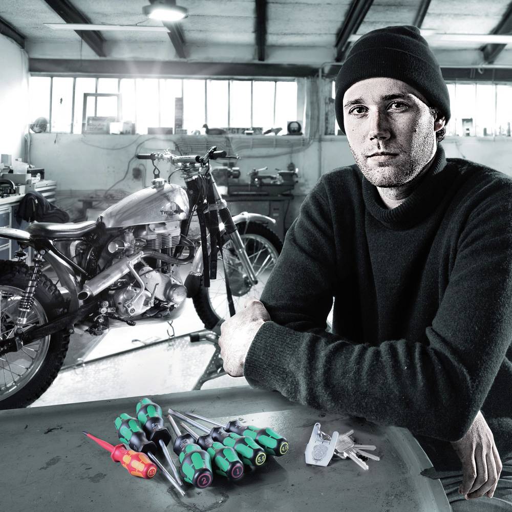 Wera Kraftform/7 Heavy Metal 1 VDE Schraubendreher-Set 8teilig Kreuzschlitz Phillips, Schlitz, TORX