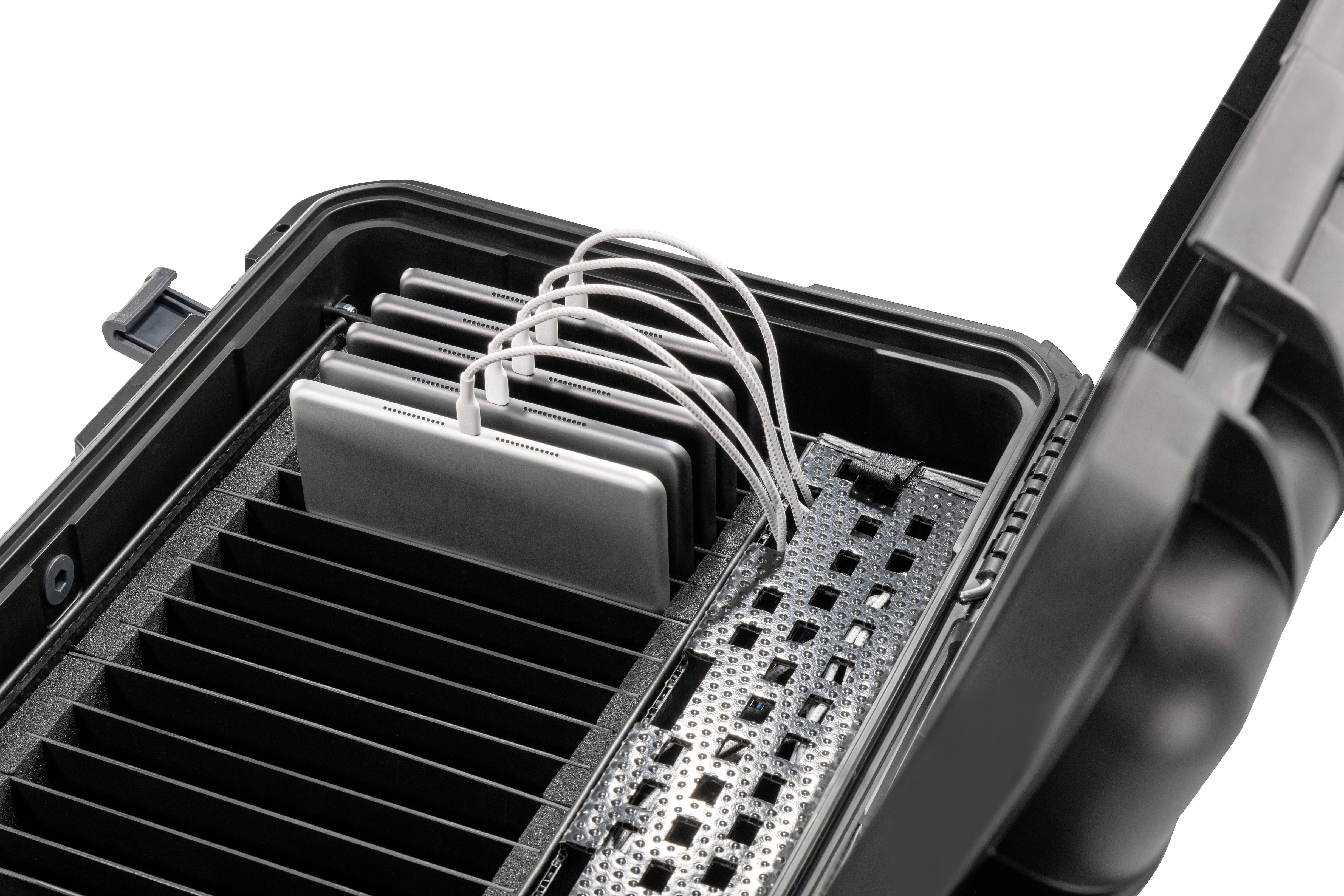 Parat PARAPROJECT® Case CC20 CargoCase Lade- und Managementsystem Mobiles Ladesystem für USB-Typ C