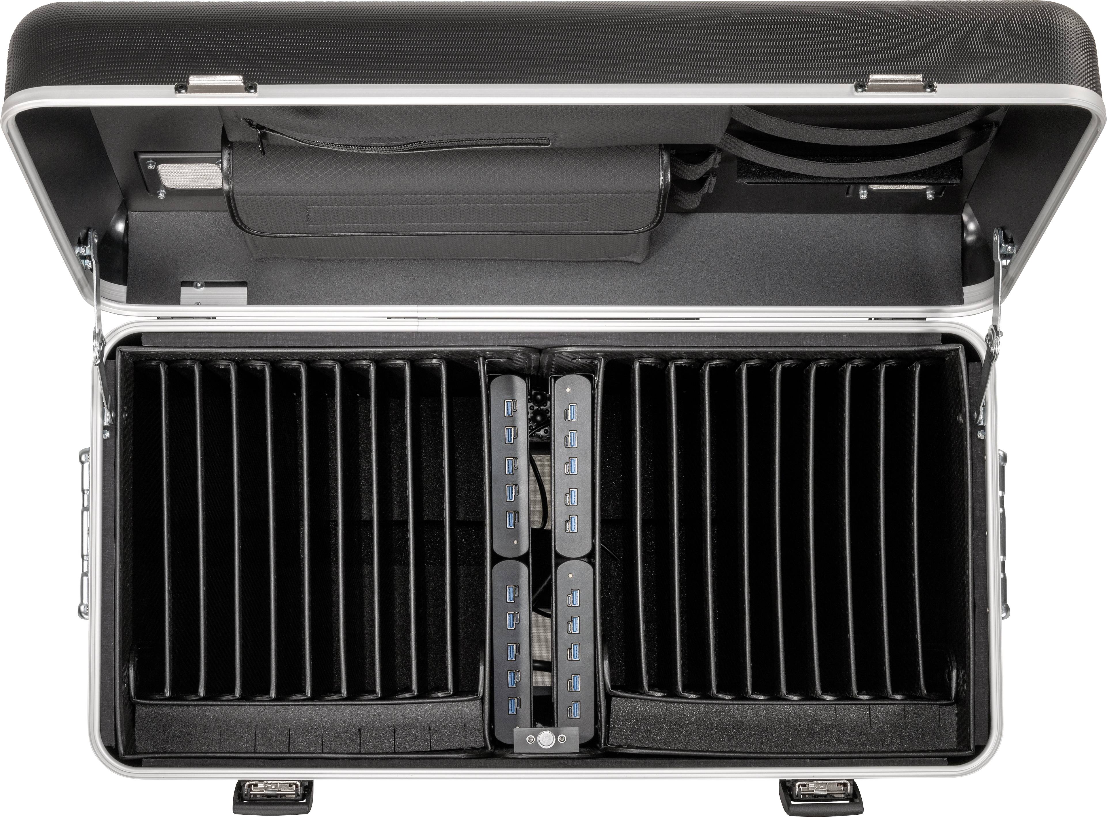 Parat PARAPROJECT® Case TC20 TwinCharge Lade- und Managementsystem Mobiles Ladesystem für USB-Typ C™ verkabelt