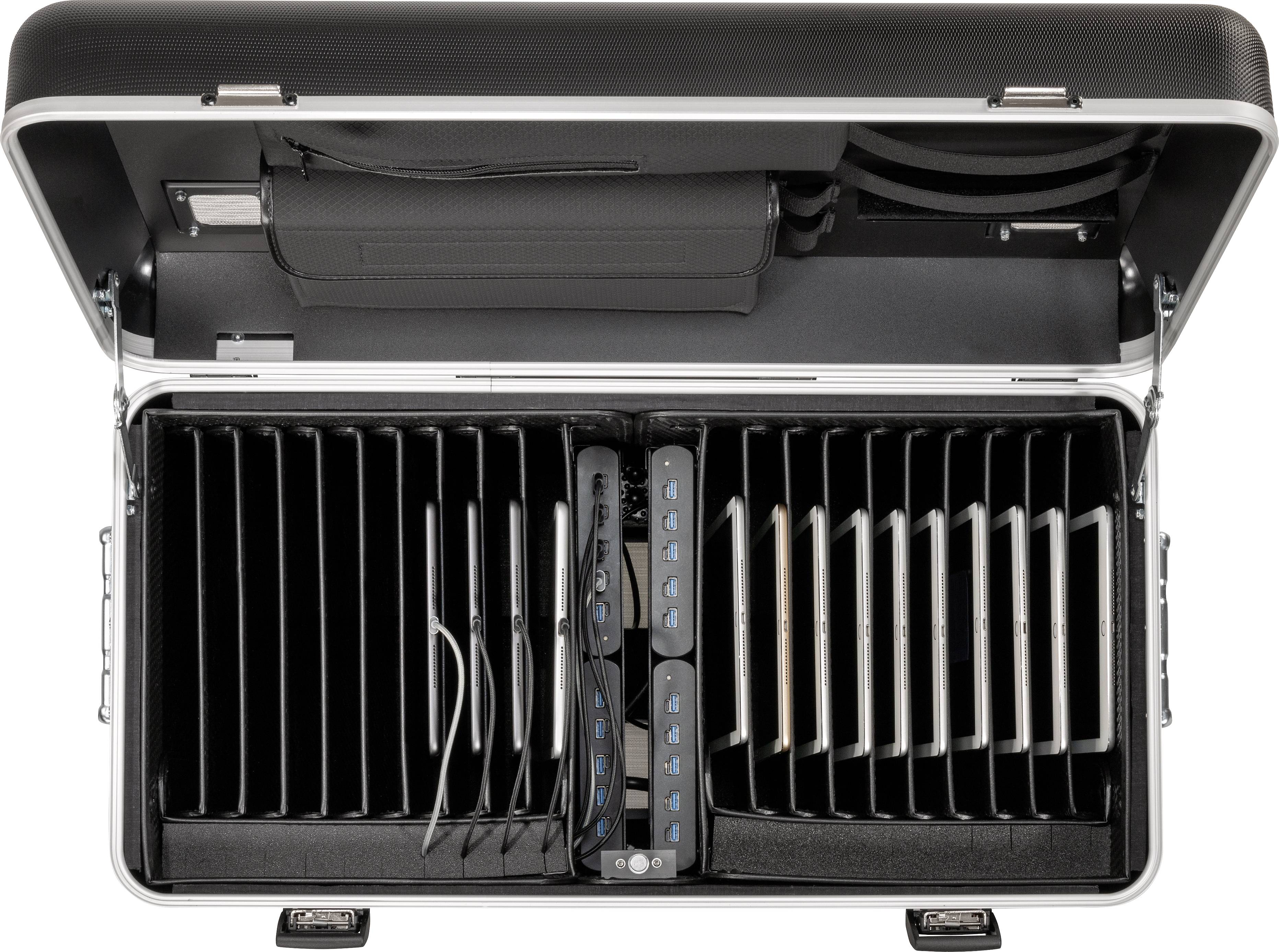 Parat PARAPROJECT® Case TC20 TwinCharge Lade- und Managementsystem Mobiles Ladesystem für USB-Typ C™ verkabelt