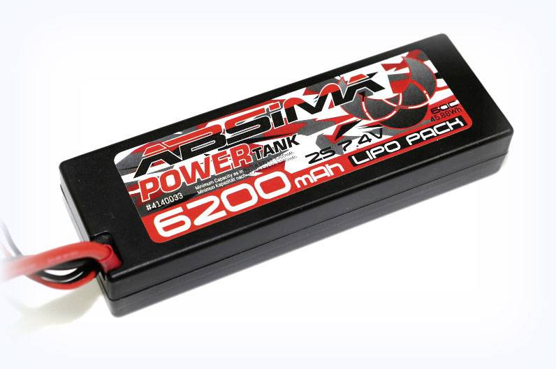 Absima Modellbau-Akkupack (LiPo) 7.4 V 6200 mAh 60 C Hardcase XT90