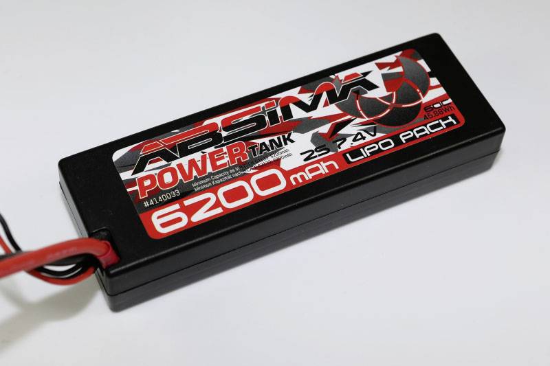 Absima Modellbau-Akkupack (LiPo) 7.4 V 6200 mAh 60 C Hardcase T-Stecker