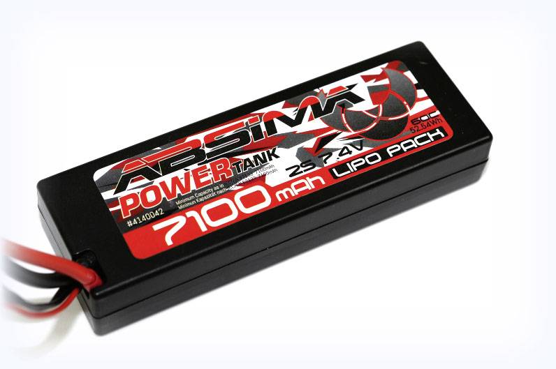 Absima Modellbau-Akkupack (LiPo) 7.4 V 7100 mAh 60 C Hardcase T-Stecker