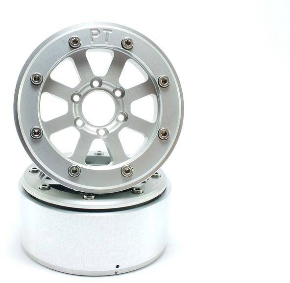 Metsafil 1:10 Crawler Felgen Hammer Silber 1 Paar