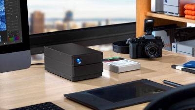 LaCie 2big Raid 28 TB Externe Festplatte 8.9 cm (3.5 Zoll) USB-C® Schwarz STHJ28000800