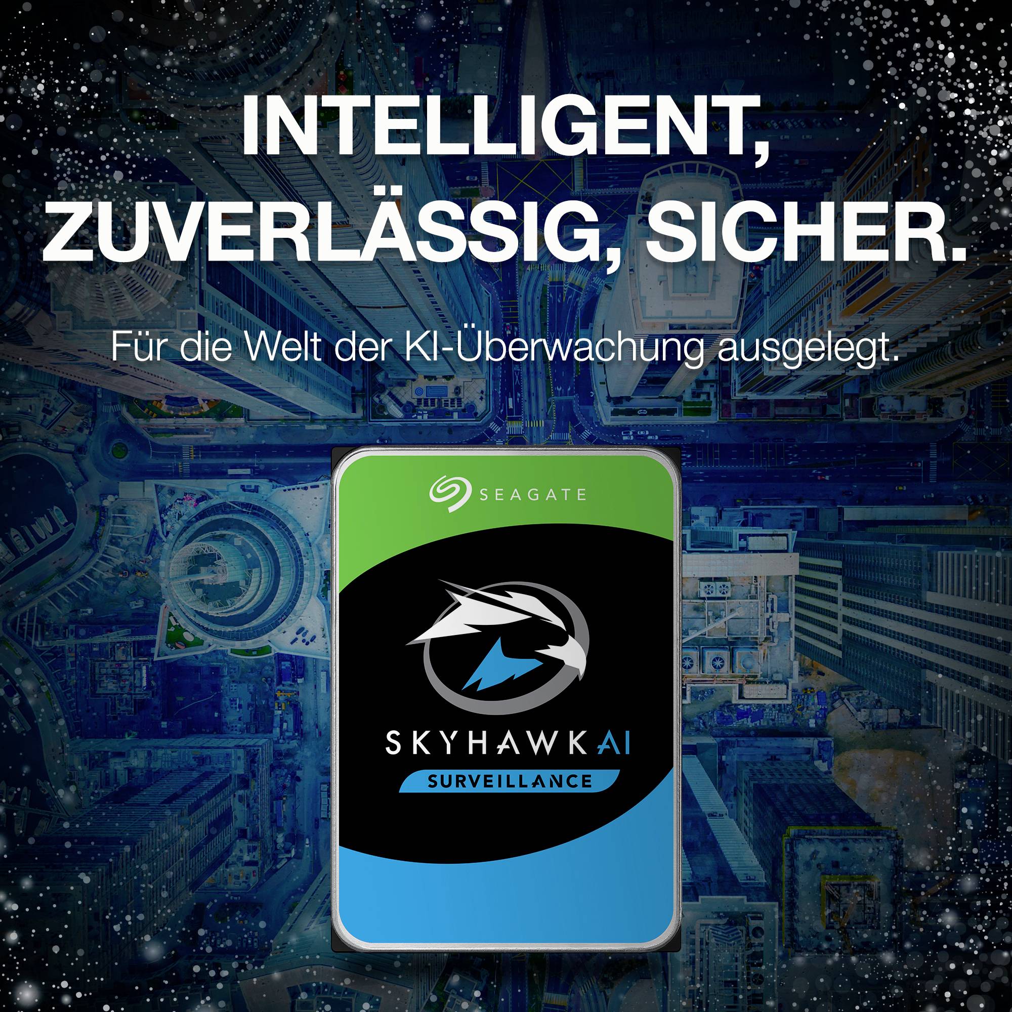 Seagate SkyHawk™ AI 18TB Interne Festplatte 8.9cm (3.5 Zoll) SATA 6 Gb/s ST18000VE002 Bulk
