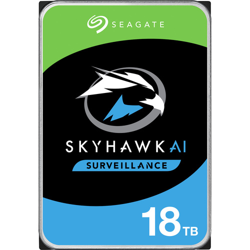 Seagate SkyHawk™ AI 18TB Interne Festplatte 8.9cm (3.5 Zoll) SATA 6 Gb/s ST18000VE002 Bulk