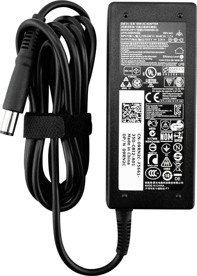 Dell 3pol. 90-Watt-Adapter Notebook-Netzteil 90 W