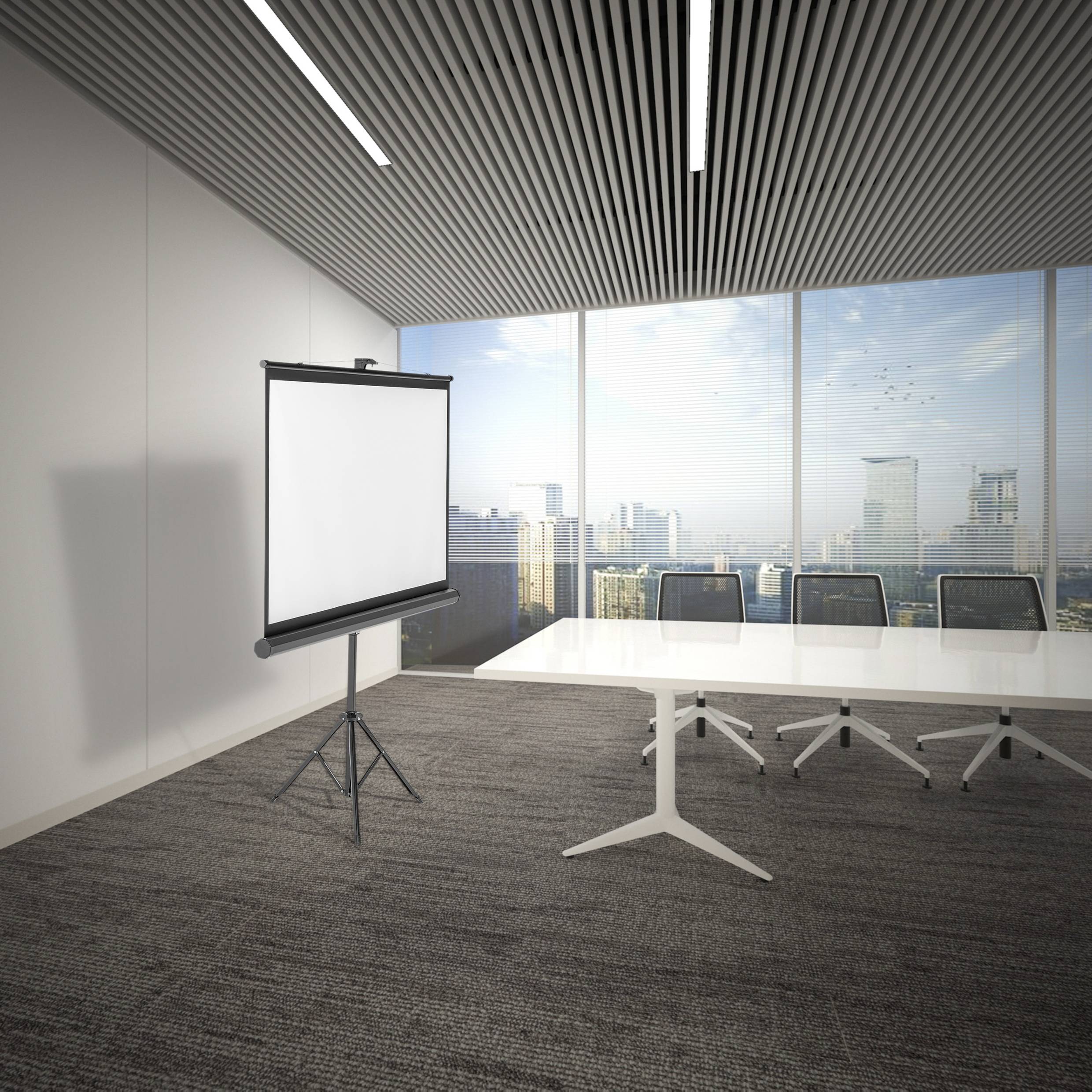 SpeaKa Professional Stativleinwand 200 x 112cm Bildformat: 16:9 SP-PST-350 SP-9430132