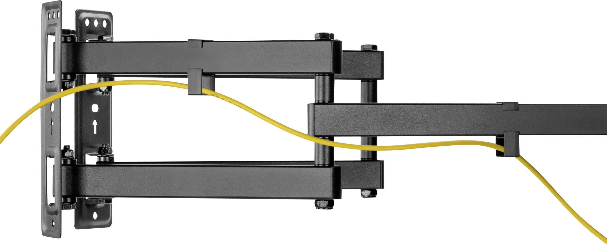 SpeaKa Professional TV-Eckhalterung 81,3cm (32") - 177,8cm (70") Neigbar, Schwenkbar Zusammenklappbar