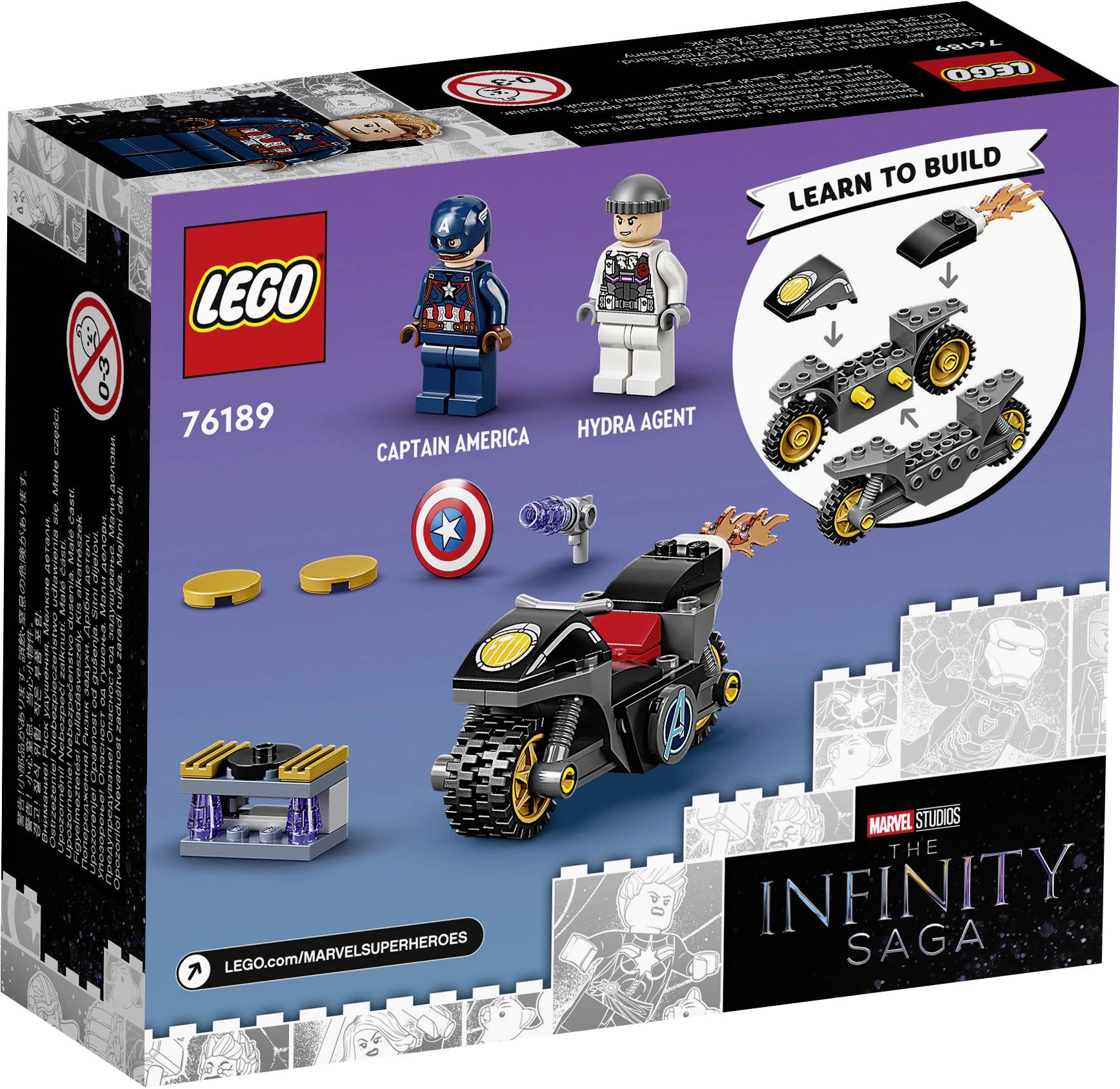 76189 LEGO® MARVEL SUPER HEROES Duell zwischen Captain America und Hydra