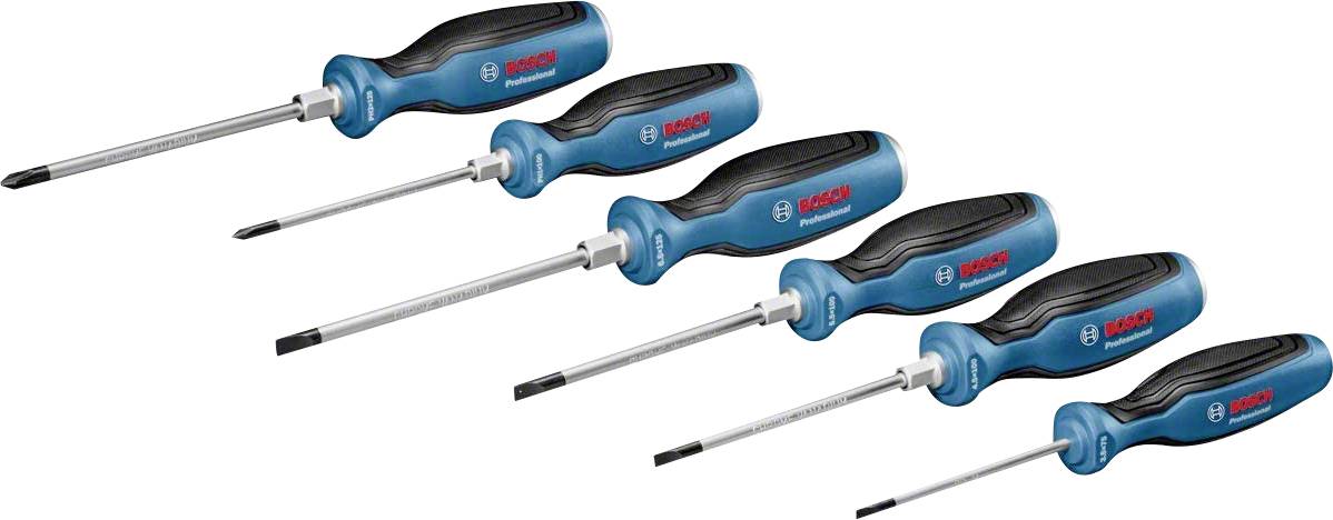 Bosch Professional 6 tlg. Schraubendreher-Set