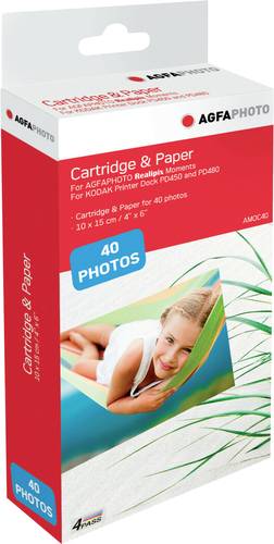 AgfaPhoto AMOC40 AMOC40 Fotodrucker Kassette (Tinte/Papier) 1St.