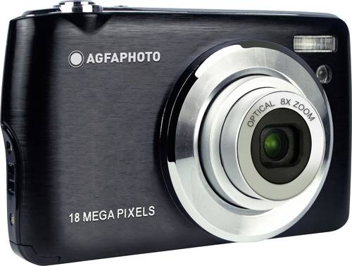 AgfaPhoto Realishot DC8200 Digitalkamera 18 Megapixel Opt. Zoom: 8 x Schwarz inkl. Akku, inkl. Tasc